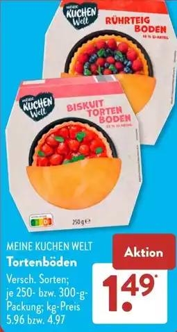 Aldi Süd MEINE KUCHEN WELT Tortenböden Angebot