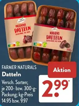 Aldi Süd FARMER NATURALS Datteln Angebot