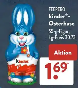Aldi Süd FEERERO kinder- Osterhase Angebot