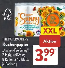 Aldi Süd THE PAPERMAKERS Küchenpapier Angebot