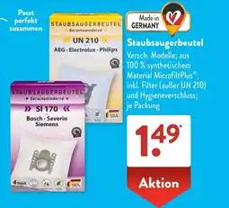 Aldi Süd Staubsaugerbeutel Angebot
