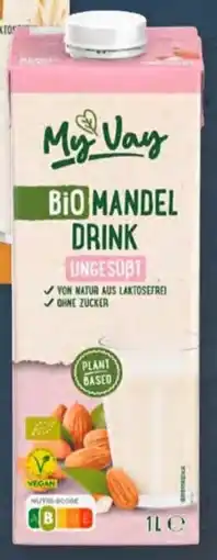 Aldi Süd MYVAY Bio-Mandeldrink Angebot
