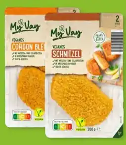 Aldi Süd MYVAY Veganes Schnitzel oder veganes Cordon bleu Angebot