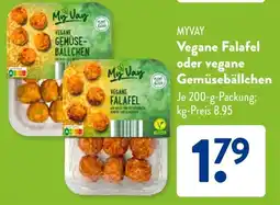 Aldi Süd MYVAY Vegane Falafel oder vegane Gemüsebällchen Angebot