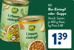 Aldi Süd BIO Bio-Eintopf oder -Suppe Angebot