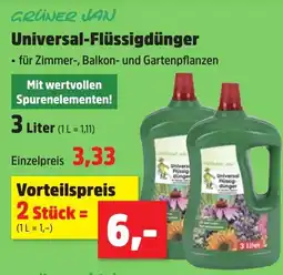 Thomas Philipps GRÜNER JAN Universal-Flüssigdünger Angebot