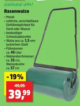 Thomas Philipps GRÜNER JAN Rasenwalze Angebot