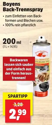 Thomas Philipps Boyens Back-Trennspray Angebot