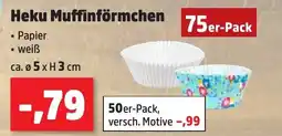 Thomas Philipps Heku Muffinförmchen 75er-Pack Angebot
