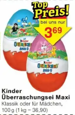 Jawoll Kinder Überraschungsei Maxi Angebot
