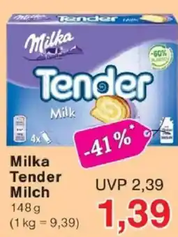 Jawoll Milka Tender Milch Angebot
