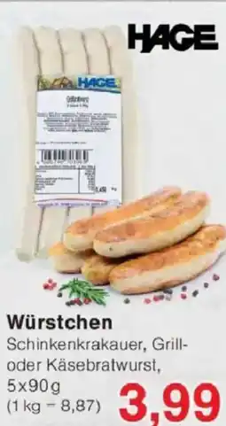 Jawoll HAGE Würstchen Angebot