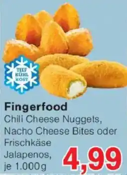 Jawoll Fingerfood Chili Cheese Nuggets, Nacho Cheese Bites oder Frischkäse Angebot