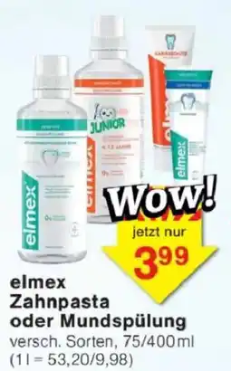 Jawoll elmex Zahnpasta oder Mundspülung Angebot