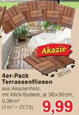 Jawoll 4er-Pack Terrassenfliesen Angebot