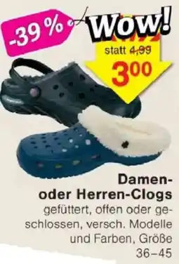 Jawoll Damen- oder Herren Clogs Angebot