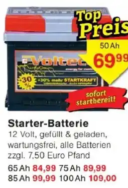 Jawoll Voltec Starter-Batterie 50 Ah Angebot