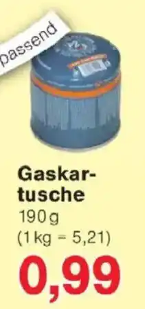 Jawoll Gaskartusche Angebot