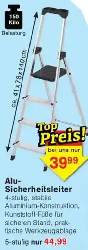 Jawoll Alu- Sicherheitsleiter 4-stufig Angebot