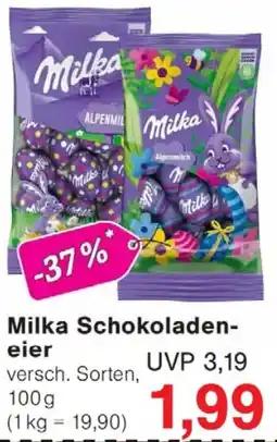 Wiglo Wunderland Milka Schokoladeneier Angebot