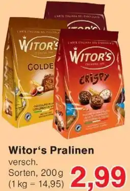 Wiglo Wunderland Witor's Pralinen Angebot