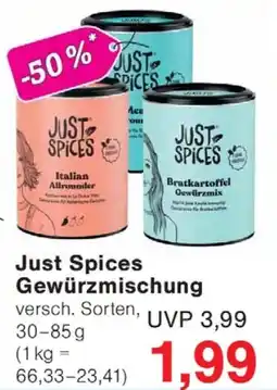 Wiglo Wunderland Just Spices Gewürzmischung Angebot