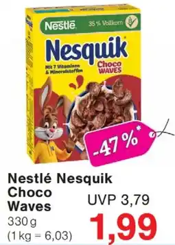 Wiglo Wunderland Nestlé Nesquik Choco Waves Angebot
