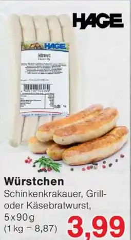 Wiglo Wunderland HAGE Würstchen Angebot