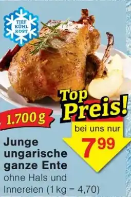 Wiglo Wunderland Junge ungarische ganze Ente Angebot
