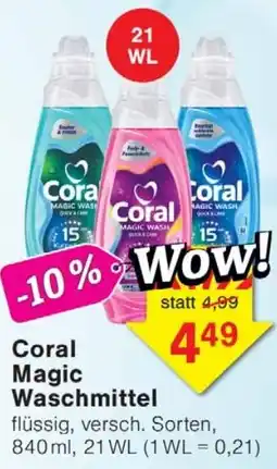 Wiglo Wunderland Coral Magic Waschmittel Angebot