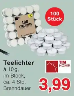 Wiglo Wunderland TIM HOME Teelichter Angebot