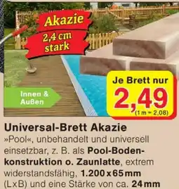 Wiglo Wunderland Universal-Brett Akazie Angebot