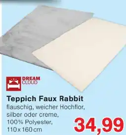 Wiglo Wunderland DREAM CLOUD Teppich Faux Rabbit Angebot