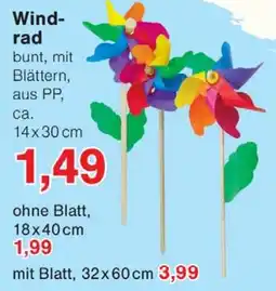 Wiglo Wunderland Wind rad ca. 14x30 cm Angebot