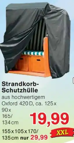 Wiglo Wunderland Strandkorb Schutzhülle Angebot