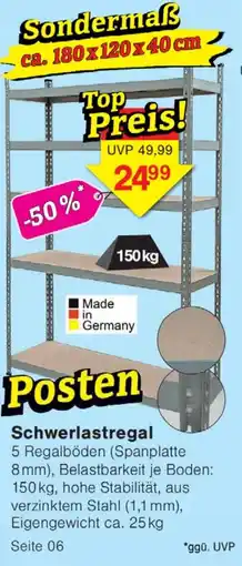 Wiglo Wunderland Schwerlastregal Angebot