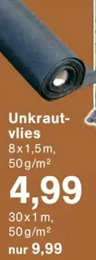 Wiglo Wunderland Unkrautvlies Angebot