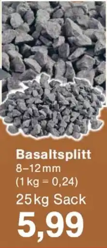 Wiglo Wunderland Basaltsplitt 8-12mm Angebot