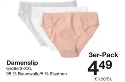 Zeeman Damenslip 3er-Pack Angebot