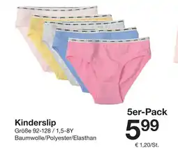 Zeeman Kinderslip 5er-Pack Angebot