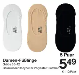 Zeeman Damen-Füßlinge 5 Paar Angebot