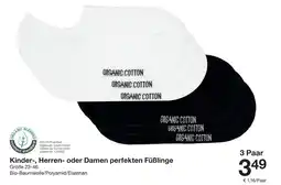 Zeeman Kinder, Herren- oder Damen perfekten Füßlinge 3 Paar Angebot