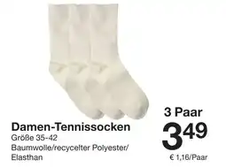 Zeeman Damen-Tennissocken 3 Paar Angebot