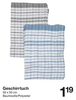 Zeeman Geschirrtuch 50 x 50 cm Angebot