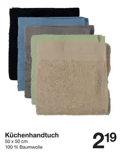 Zeeman Küchenhandtuch 50 x 50 cm Angebot