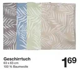 Zeeman Geschirrtuch Angebot