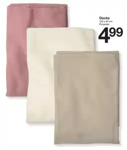 Zeeman Decke 120 x 60 cm Angebot