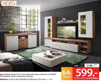 Zurbrüggen xora Wohnwand Angebot