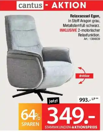 Cantus Relaxsessel Egon