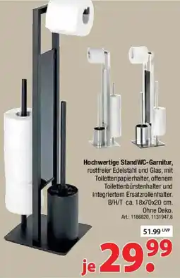 Zurbrüggen Hochwertige Stand WC-Garnitur Angebot